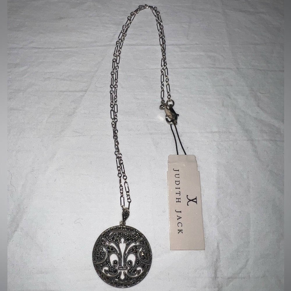 Judith Jack 925 Silver Pendant Necklace